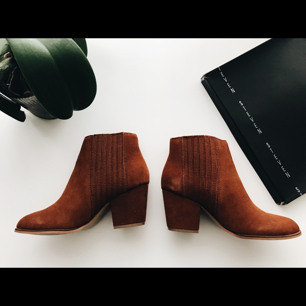 Steven by Steve Madden Suede Booties